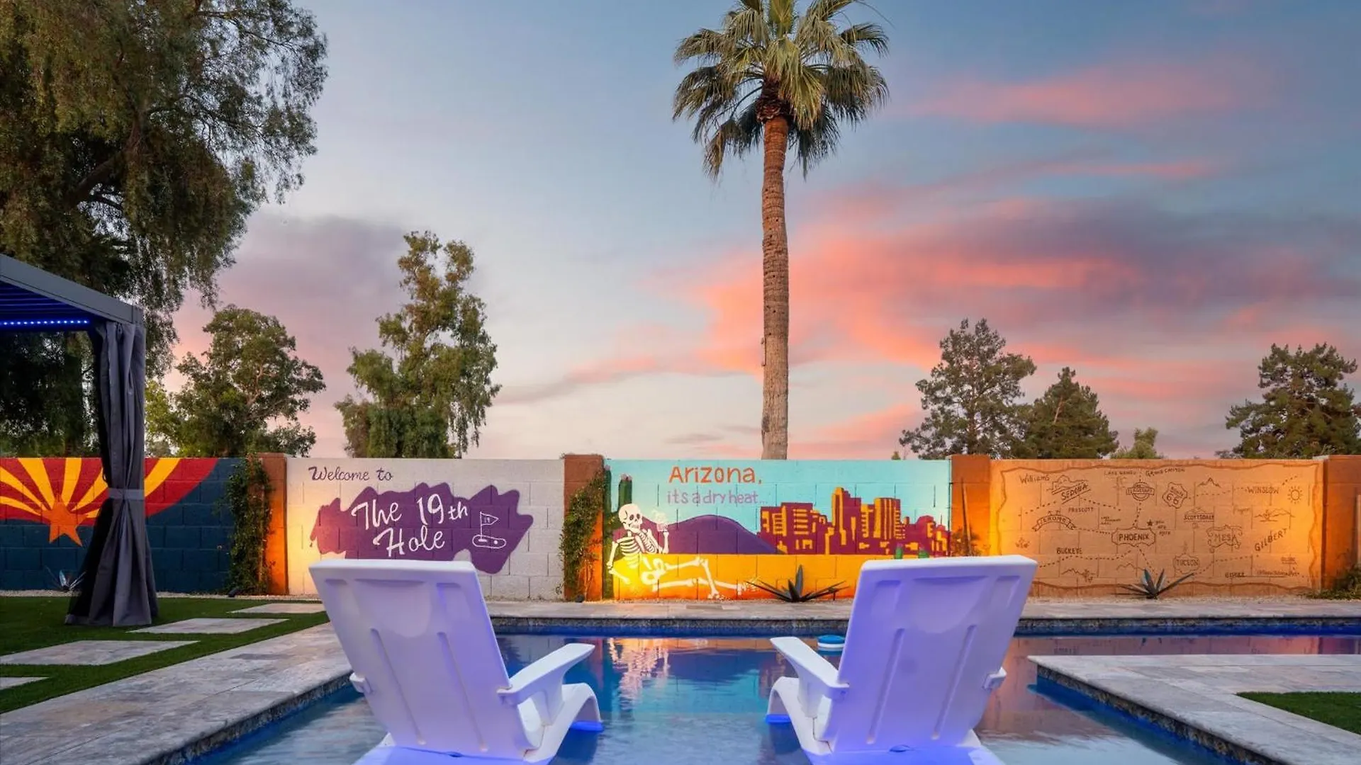 Villa 4 Br-Sleeps 10-Heated Private Pool-Fire Pit-Games Phoenix